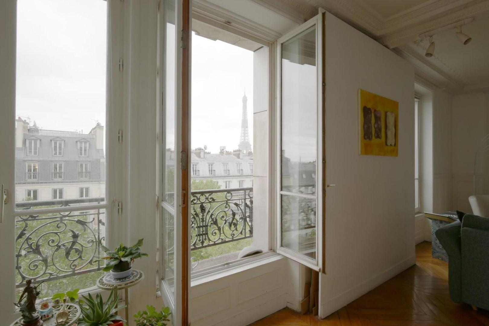 Apartmán La Dame De Fer - Vue Magique Sur La Tour Eiffel Paříž Exteriér fotografie