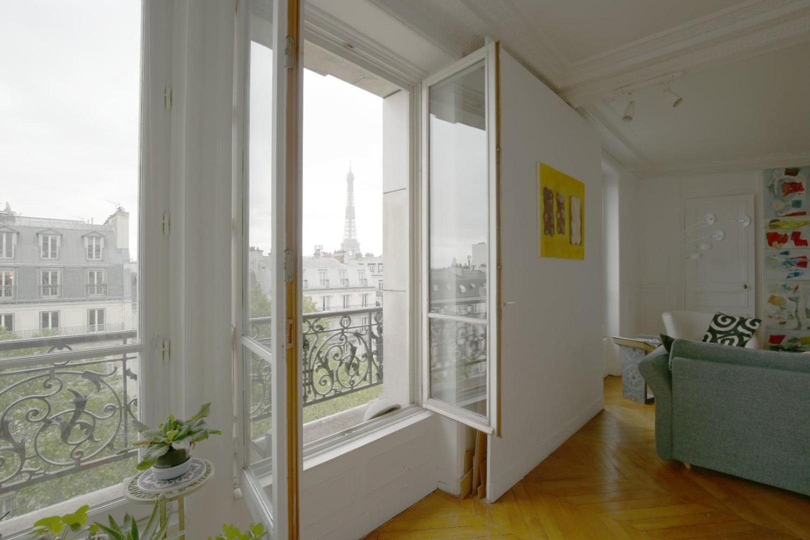 Apartmán La Dame De Fer - Vue Magique Sur La Tour Eiffel Paříž Exteriér fotografie
